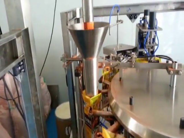 Automatic packaged machine for spade powder of Premade Pouch