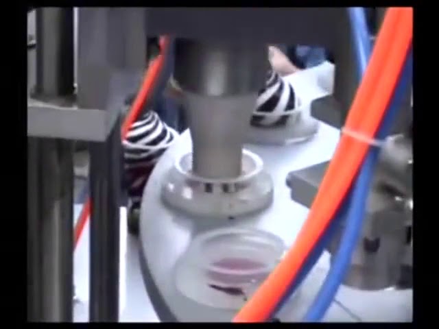Semi Automatic Mini Rotary Machine Cup Filling & Sealing Mini Mini Rotary